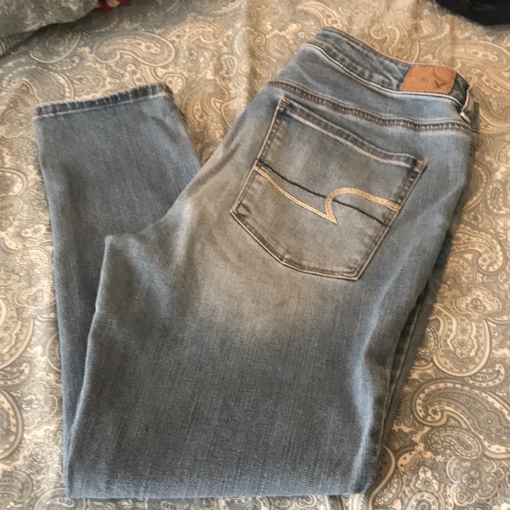 American Eagle jeans Size 14 short high rise